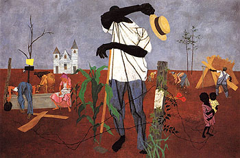 Hoeing 1943 - Robert Gwathmey reproduction oil painting