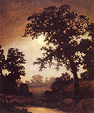 The Poetry of Moonlight c1880 - Ralph Blakelock reproduction oil painting