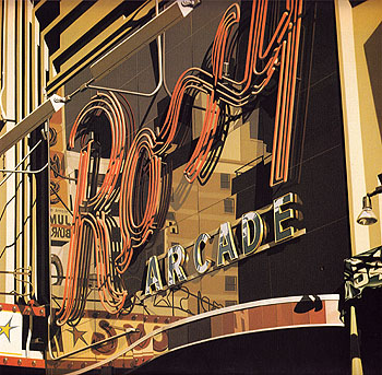 Roxy 1972 - Robert Cottingham reproduction oil painting