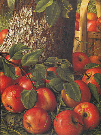 Apples Beneath a Tree 1891 - Levi Wells Prentice reproduction oil painting