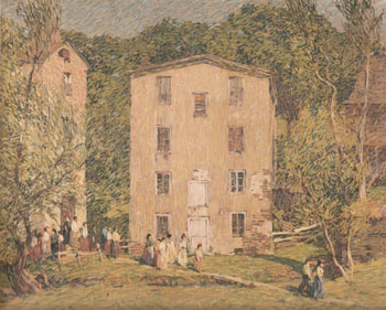 Five o clock June 1913 - Robert Spencer reproduction oil painting