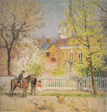 St Georges Church c1920 - Julius Gary Melchers reproduction oil painting