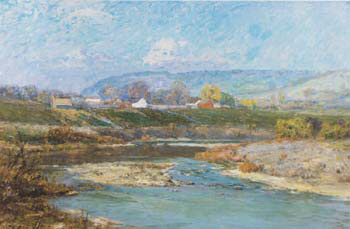 November Morning 1904 - Theodore Steele reproduction oil painting