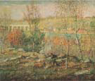 Harlem River c1911 - Ernest Lawson reproduction oil painting