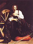 Saint Catherine of Alexandria c1598 - Caravaggio