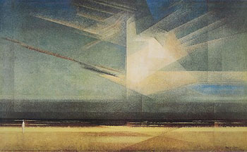 Bird Cloud 1926 - Lyonel Feininger reproduction oil painting