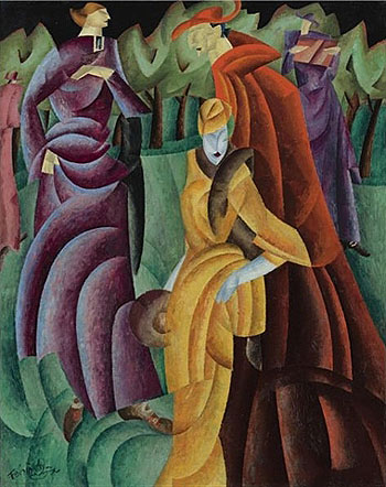 Jesuiten III 1915 - Lyonel Feininger reproduction oil painting