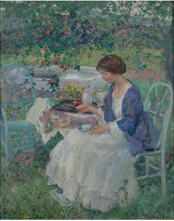 A Gray Day - Richard Emil Miller reproduction oil painting
