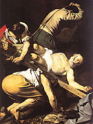 The Crucifixion of Saint Peter 1601 - Caravaggio reproduction oil painting