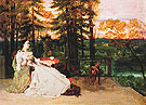 Woman of Frankfurt 1858 - Gustave Courbet reproduction oil painting