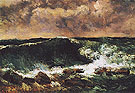 The Wave c1869 - Gustave Courbet reproduction oil painting