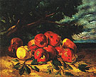 Red Apples at the Foot of a Tree c1871 - Gustave Courbet