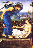 Cupid Finding Psyche c1865 - Edward Burne-Jones