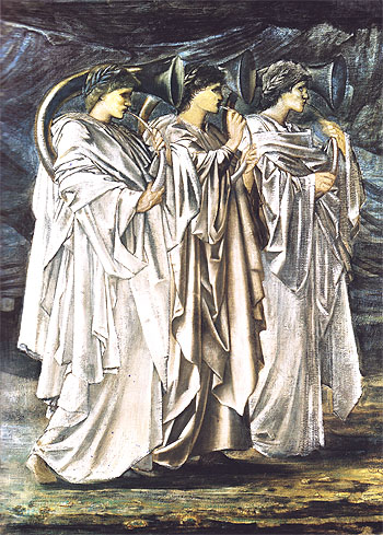 The Challenge in the Wilderness c1894 - Edward Burne-Jones reproduction oil painting