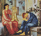 The Lament c1865 - Edward Burne-Jones reproduction oil painting