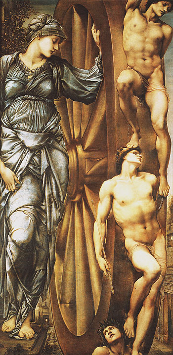 The Wheel of Fortune c1875 - Edward Burne-Jones reproduction oil painting