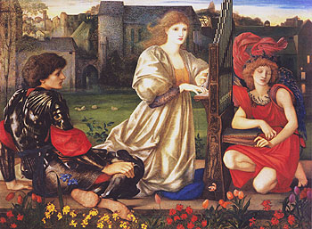 Le Chant dAmour c1868 - Edward Burne-Jones reproduction oil painting