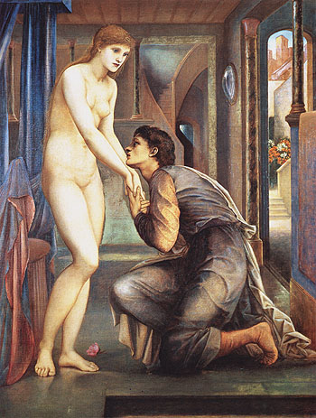 The Soul Attains c1868 - Edward Burne-Jones reproduction oil painting