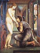 The Soul Attains c1868 - Edward Burne-Jones reproduction oil painting