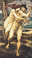 The Tree of Forgiveness c1881 - Edward Burne-Jones reproduction oil painting