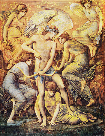 Cupids Hunting Fields 1885 - Edward Burne-Jones reproduction oil painting