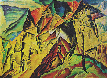 Denstedt 1917 - Lyonel Feininger reproduction oil painting