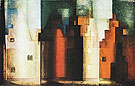 Architecture III Gables II 1927 - Lyonel Feininger