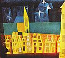 Stars above the Town 1932 - Lyonel Feininger reproduction oil painting