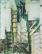 Rue St Jacques Paris 1953 - Lyonel Feininger