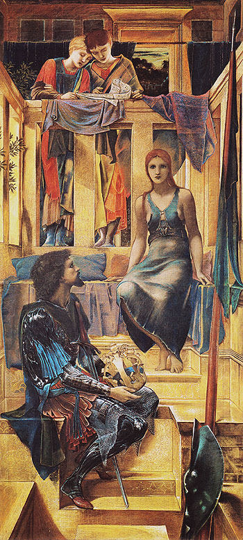 King Cophetua and the Beggar Maid c1883 - Edward Burne-Jones reproduction oil painting