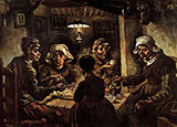 The Potato Eaters 1885 - Vincent van Gogh reproduction oil painting