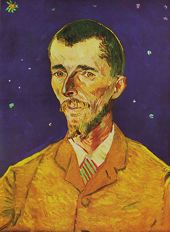 Portrait of Eugene Boch The Poet 1888 - Vincent van Gogh reproduction oil painting