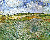 Plain near Auvers Wheatfields 1890 - Vincent van Gogh