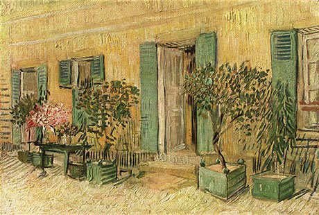 Restaurant at Asnieres 1887 - Vincent van Gogh reproduction oil painting