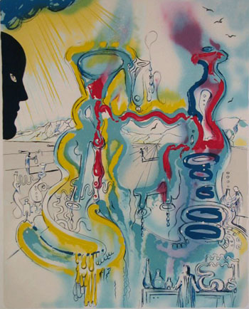 The Pharmacist c 1971 - Salvador Dali reproduction oil painting