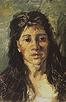 Head of a Woman 1885 - Vincent van Gogh