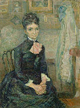 Mother by a Cradle Portrait of Leonie Rose Davy Charbuy 1887 - Vincent van Gogh