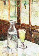 Glass of Absinthe and a Carafe 1887 - Vincent van Gogh