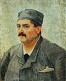 Portrait of a Restaurant Owner Possibly Lucien Martin 1887 - Vincent van Gogh