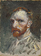 Self Portrait 1887 - Vincent van Gogh reproduction oil painting