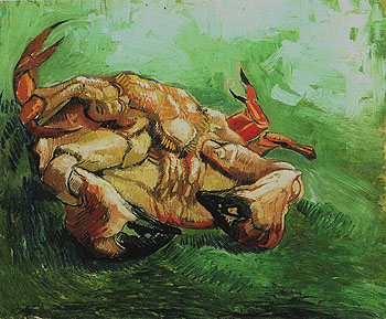 Crab on Its Back winter c1888 - Vincent van Gogh reproduction oil painting