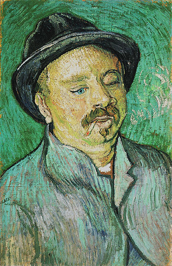 Portrait of a One Eyed Man 1888 - Vincent van Gogh reproduction oil painting
