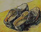 A Pair of Leather Clogs 1889 - Vincent van Gogh reproduction oil painting