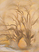 Winter Cottonwood East V 1954 - Georgia O'Keeffe