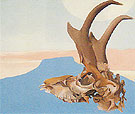 Antelope Head With Pedernal 1953 - Georgia O'Keeffe