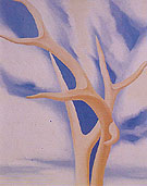 Saddle Roan Horns 1946 - Georgia O'Keeffe reproduction oil painting