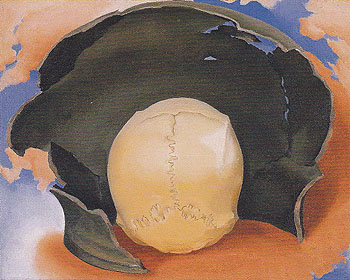 Head With Broken Pot 2 1942 - Georgia O'Keeffe reproduction oil painting