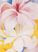 Hibiscus With Plumeria 1939 - Georgia O'Keeffe