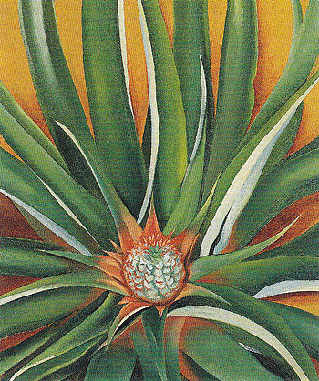 Pineapple Bud 1939 - Georgia O'Keeffe reproduction oil painting