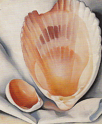 Two Pink Shells 1937 - Georgia O'Keeffe reproduction oil painting